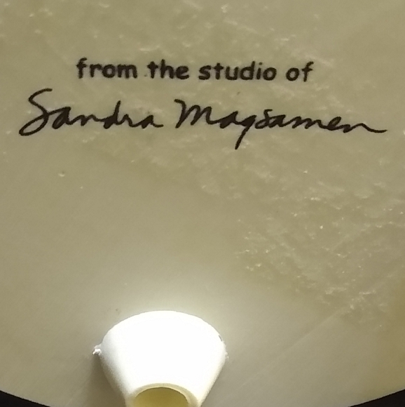 Sandra Magsamen Snowglobe Heart “Grandmom Thank you.Preowned - Picture 4 of 4